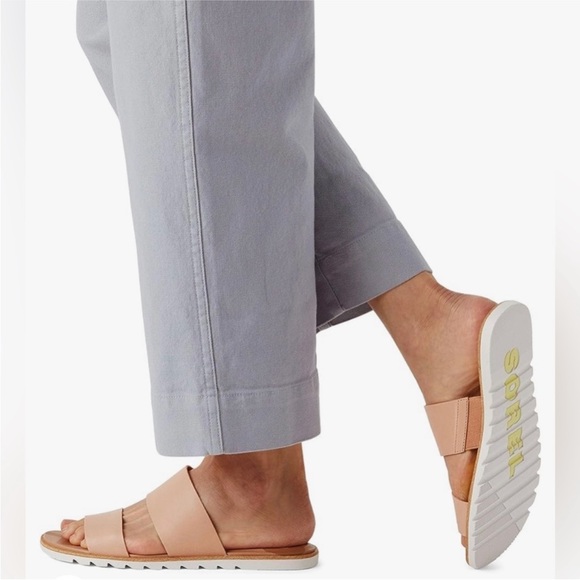 Sorel Shoes - Sorel Ella II Leather Slide Sandals